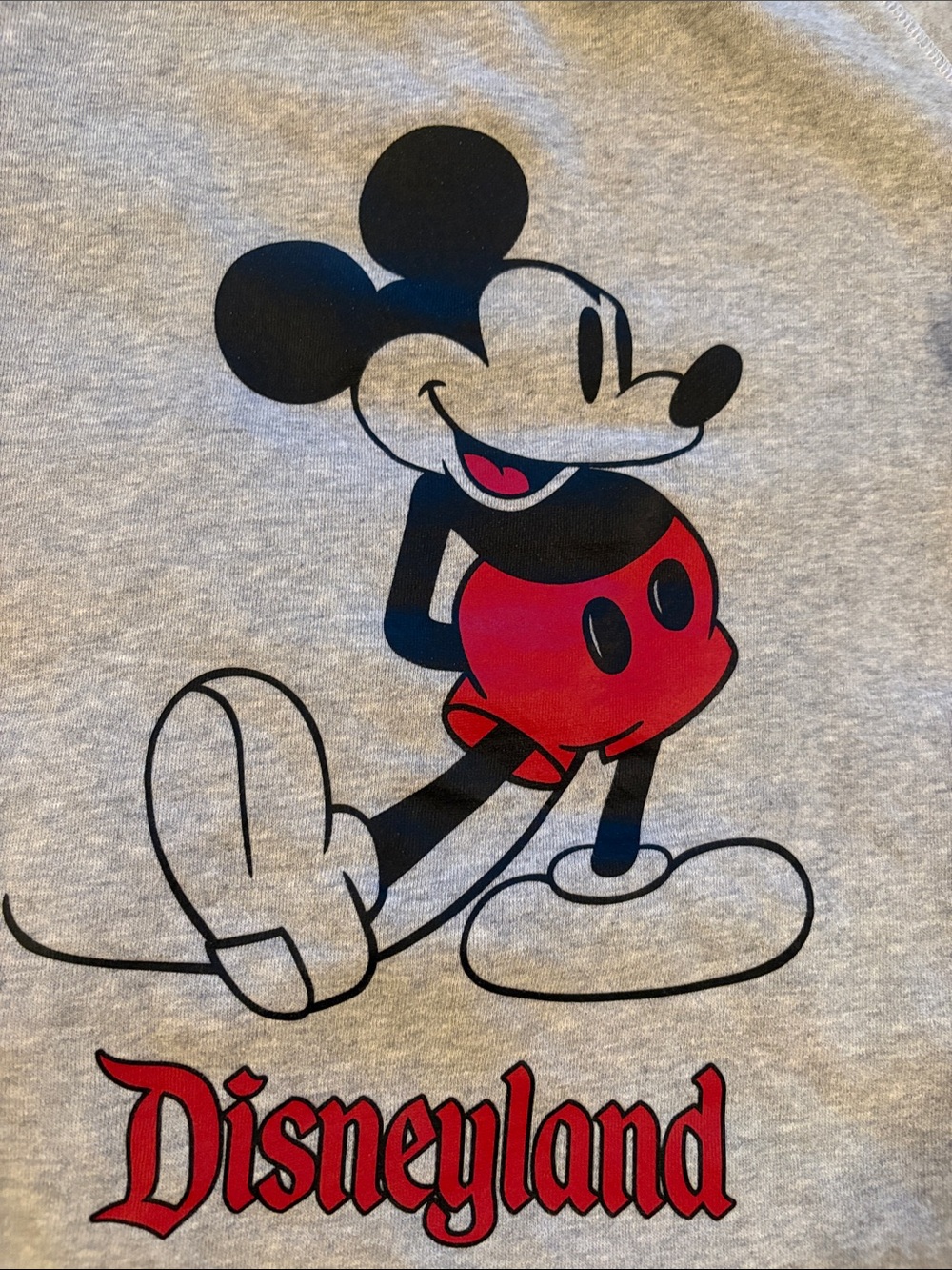 Disney Grey Mickey Mouse Graphic sweatshirt - like new